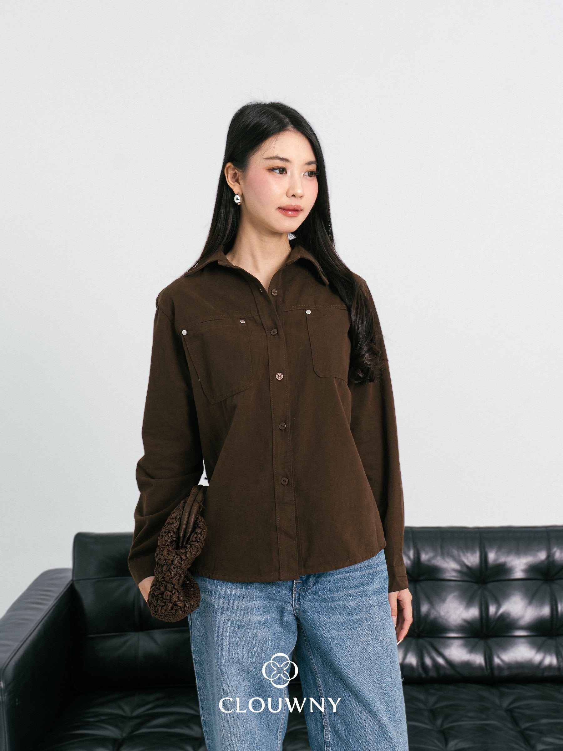 Duches Pocket Shirt - Coffee